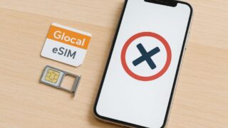 glocal-esim-not-connected